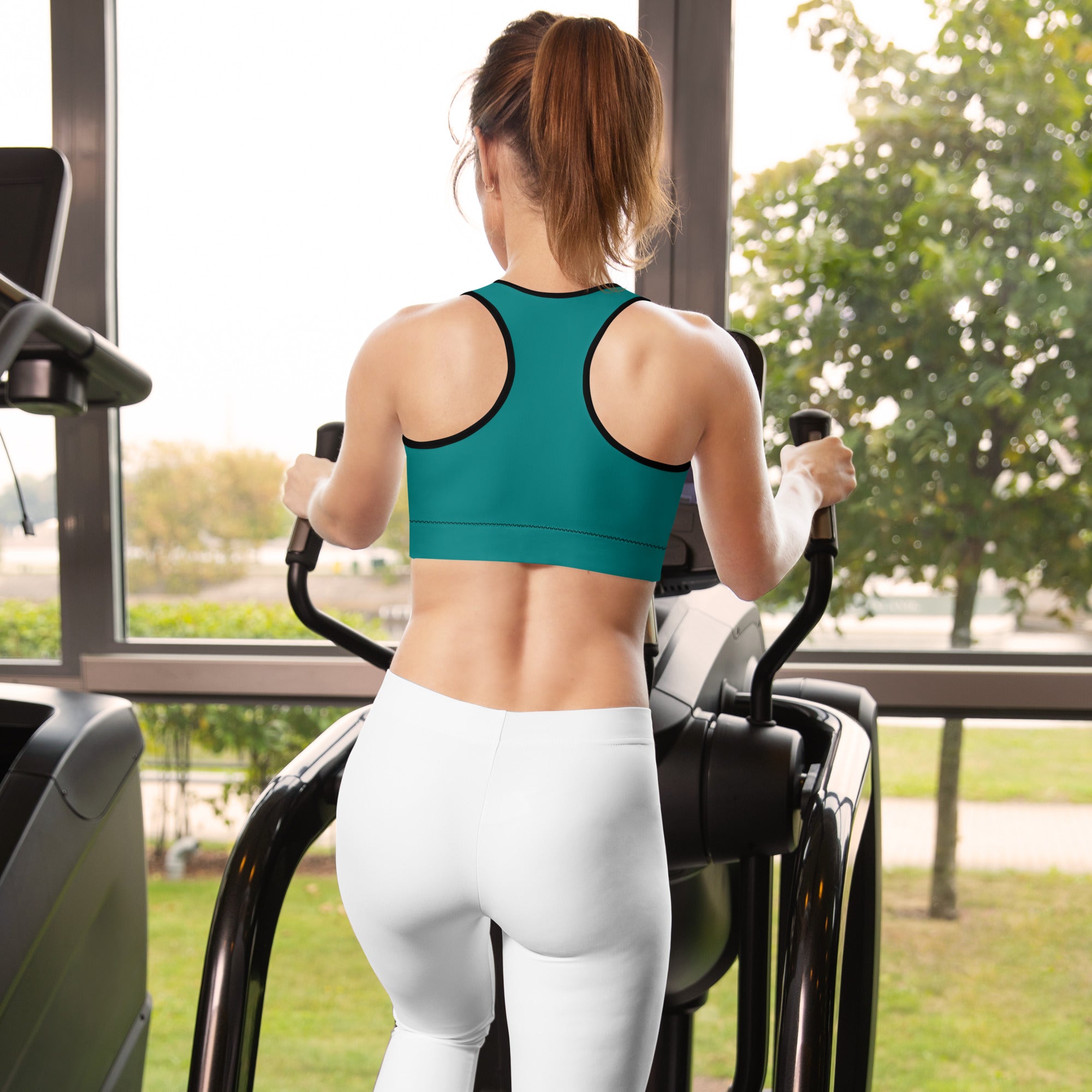 Deep Teal Sports Bra